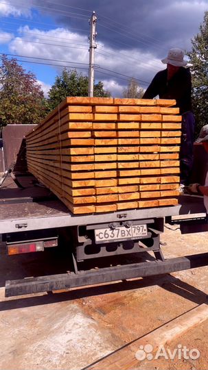 Доска обрезная 50х100х6000мм