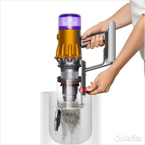 Пылесос Dyson V12S Detect Slim Submarine, Yello