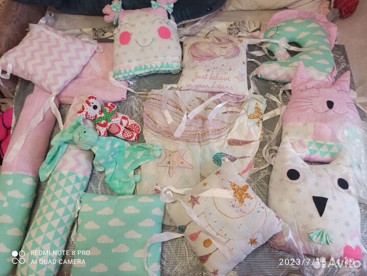 Бортики в детскую кроватку