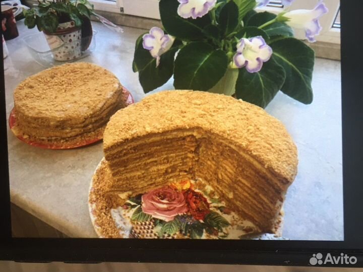 Торты домашние на заказ медовик