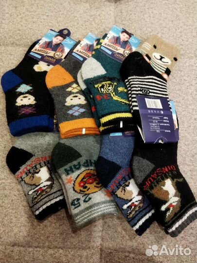 Носки теплые детские, носки тонкие