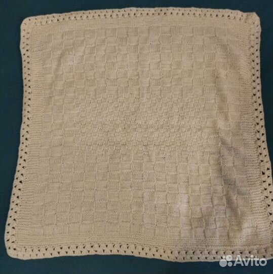 Плед детский вязаный