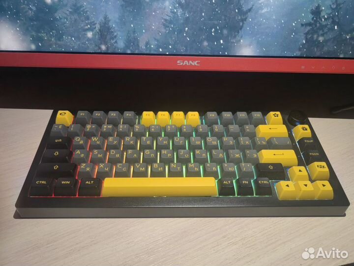 Игровая клавиатура akko 5075b plua