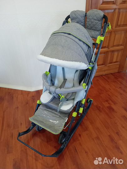 Санки-коляска Nika 7-3