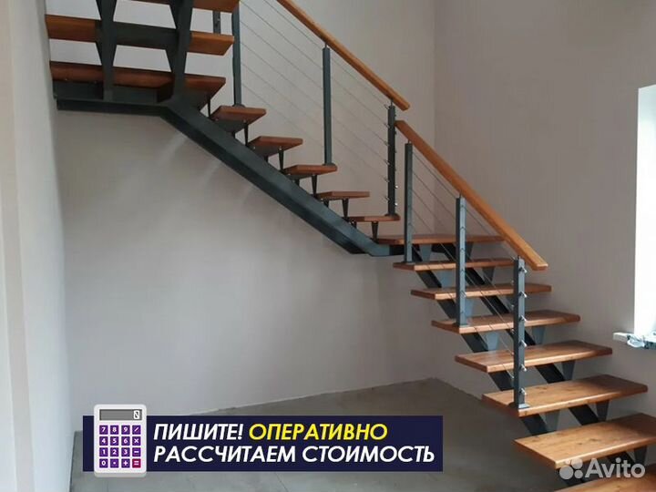 Изготовление лестницы в частный дом