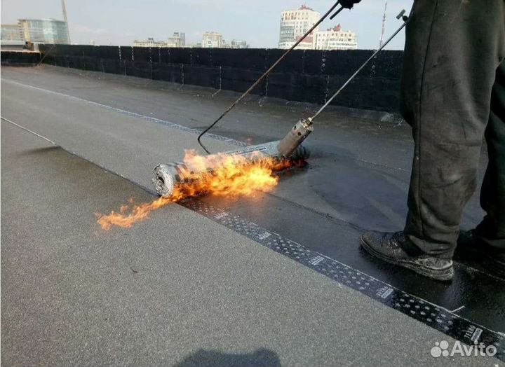 Наплавляемая кровля бригада