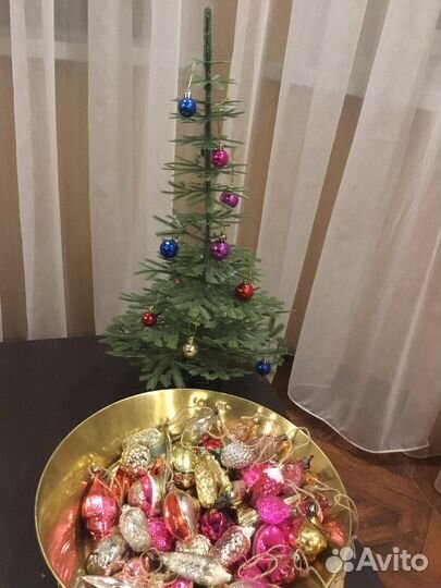Советские елочные украшения