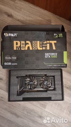 Palit GeForce GTX 1060 Dual 6GB купить в Москве | Электроника | Авито