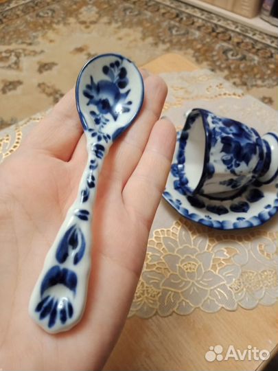 Любимая чашка Гжель