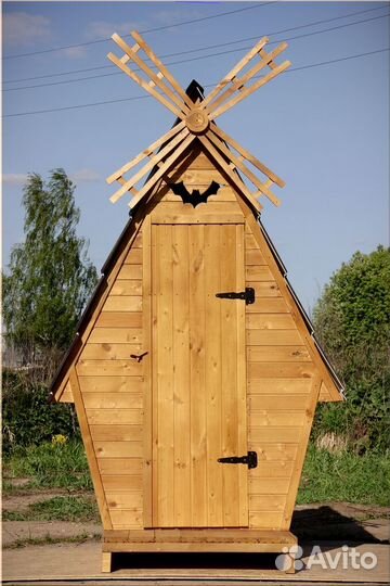 Дачный туалет с установкой BLU786