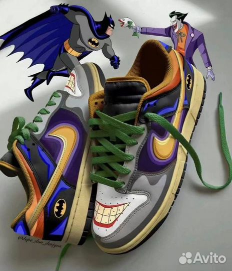 Кроссовки Nike Dunk Batman