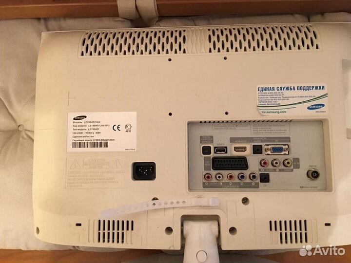 Продам телевизор samsung LE 19B 451C 4W б/у