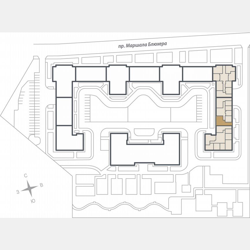 3-к. квартира, 87,3 м², 9/10 эт.