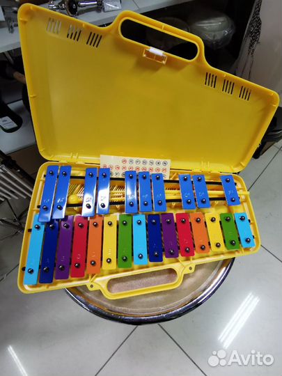 Angel AG-25N3 Глокеншпиль, 25 брусков, желтый футл