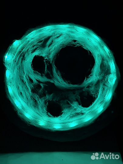 Луна на стену или полку / Барельеф / Светильник