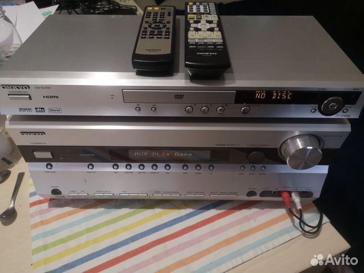Ресивер 7,1 onkyo tx-sr605 с dvd плеером,Bluetooth