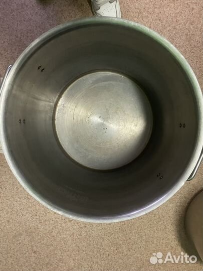 Кастрюля из нержавейки 50 литров luxstahl