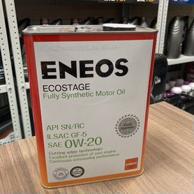 Моторное масло eneos ecostage 0W-20 4л