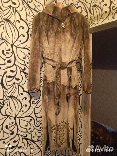 Шуба из стриженной норки