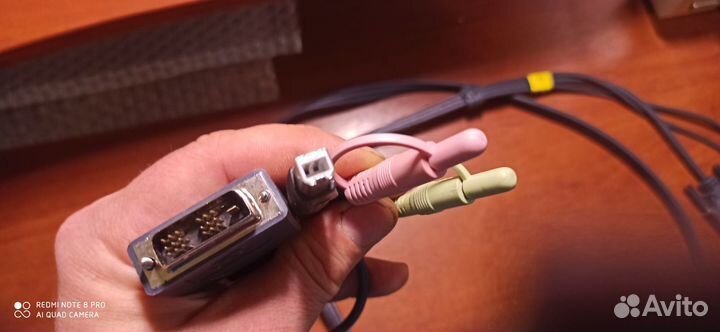 KVM Кабель с Интерфейсами USB,DVI-D Single Link