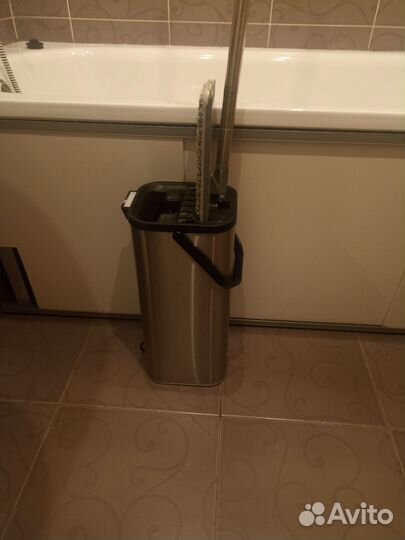 Швабра с ведром и отжимом бу