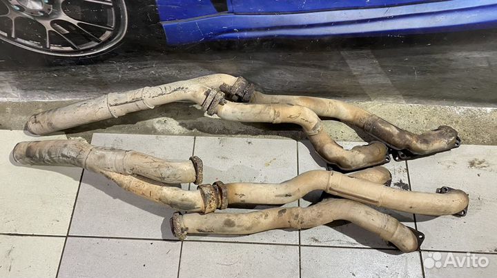 Выпускной коллектор, приемн труба BMW 7 E38 M62b44