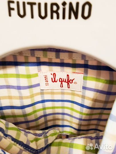 Рубашка в школу на мальчика 134-140