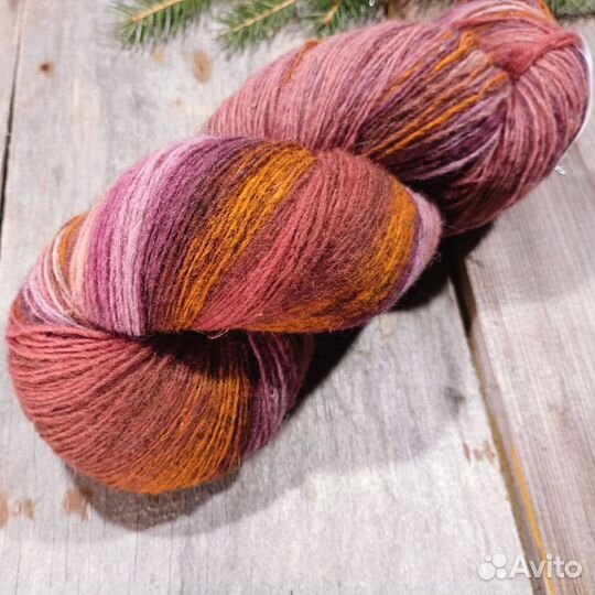 Пряжа Шерсть латвийская Дундага 6/2