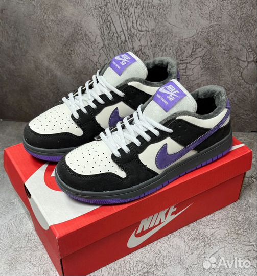 Кроссовки зимние Nike SB dunk low pro