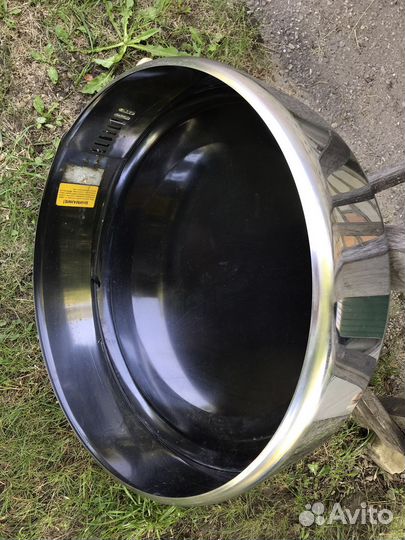 Бокс запасного колеса из нержавейки на Ниву, Jimny