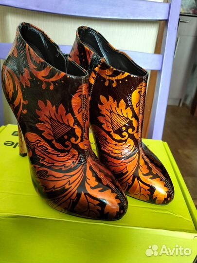 Полубатинки женские,36 размер,италия