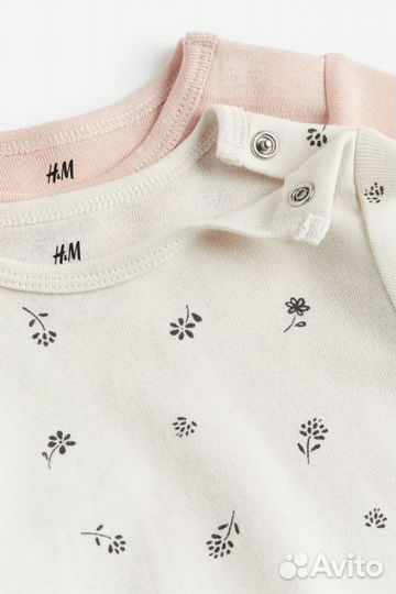 Набор 2шт боди hm 62 на девочку