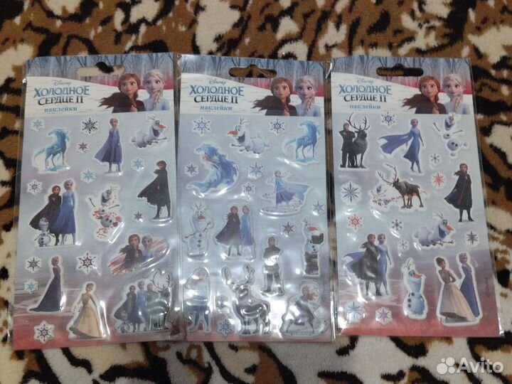 Стикеры наклейки холодное сердце