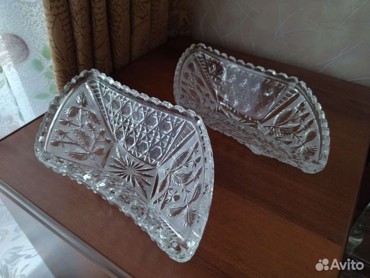 Хрустальные салатники СССР