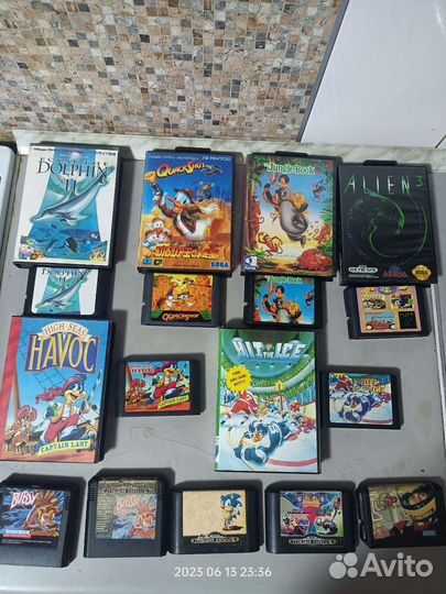 Картриджи для Sega mega Drive