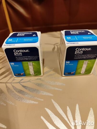 Тест полоски contour plus 50 шт для глюкометра