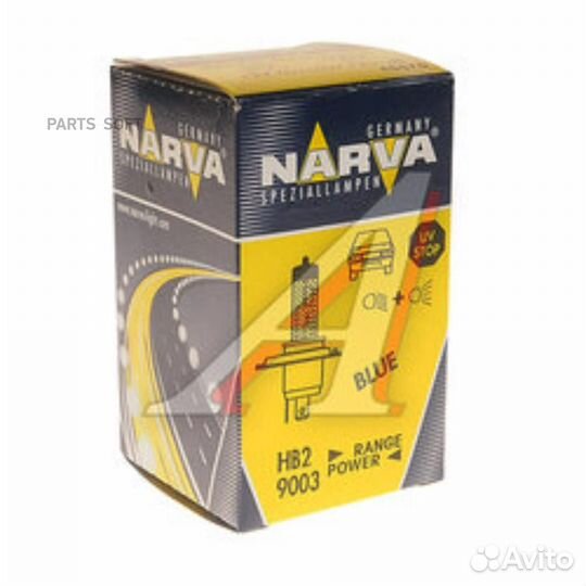 Narva 48676 Автолампа HB2 Range Power Blue+