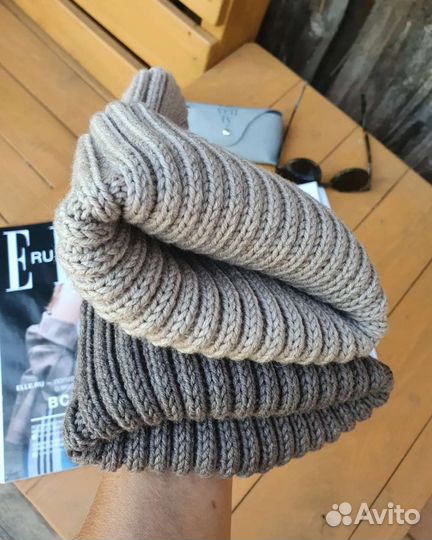 Шапка бини женская меринос