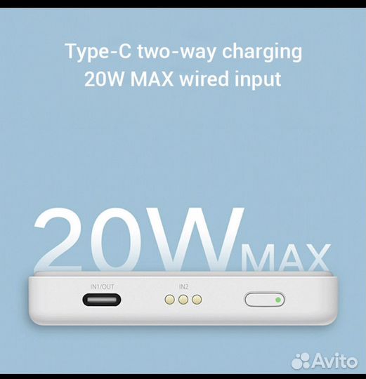 Магнитный павербанк зарядное Xiaomi