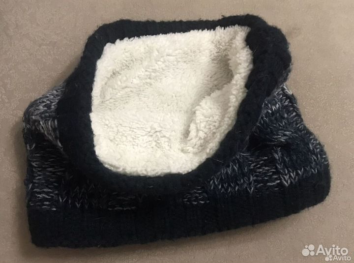 Теплая шапка и снуд