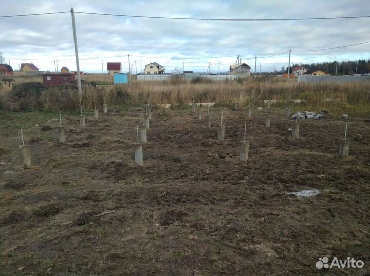 Фундемент на буронабивных сваях в рассрочку