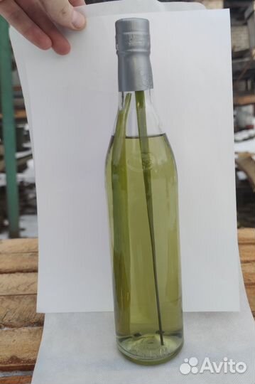 Травинка зубровки заготовка в бутылку