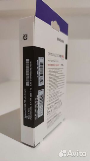 SSD Samsung 980 Pro m2 PCIe4 1Tb с радиатором