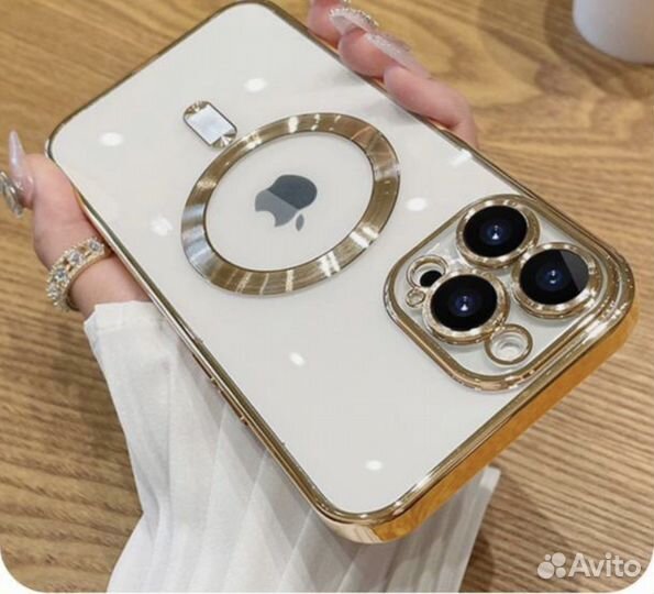 Чехол на айфон 14 про, с защитой на камере