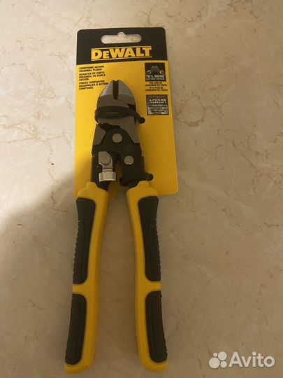 Диагональные кусачки Dewalt compound action