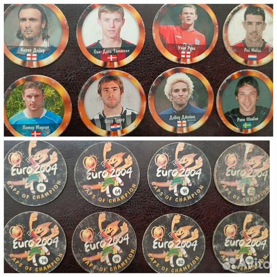 Фишки Euro 2004 caps, евро 2004