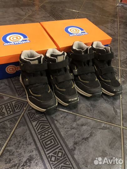 Демисезонные ботинки для мальчика 32, 33