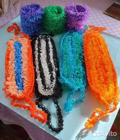 Мочалка ручной работы