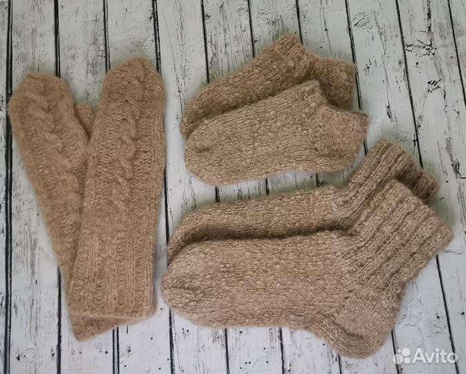 Носки вязаные ручной работы мужские