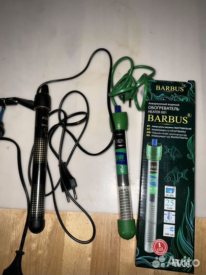 Фильтр и нагреватель для аквариума